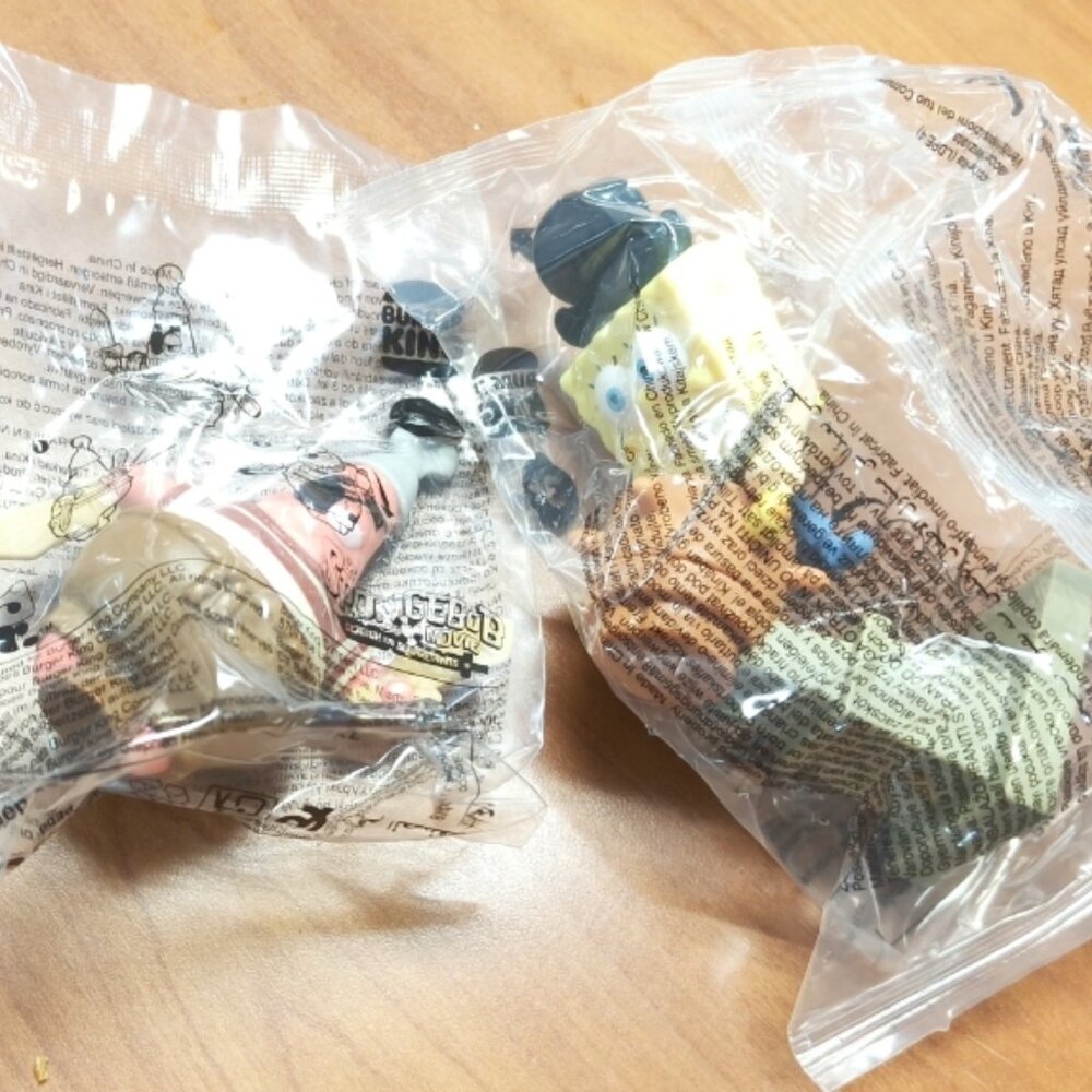 New! Burger King 2025 Kids Meal Toys Spongebob Only Limited Edition Rare Sealed!